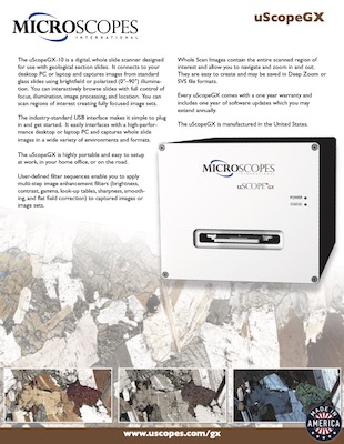 uScopeGX-10 Brochure